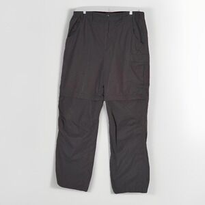 Berghaus Convertible Hiking Pants Gray Zip‎ Off Outdoor Trekking Utility 36x30
